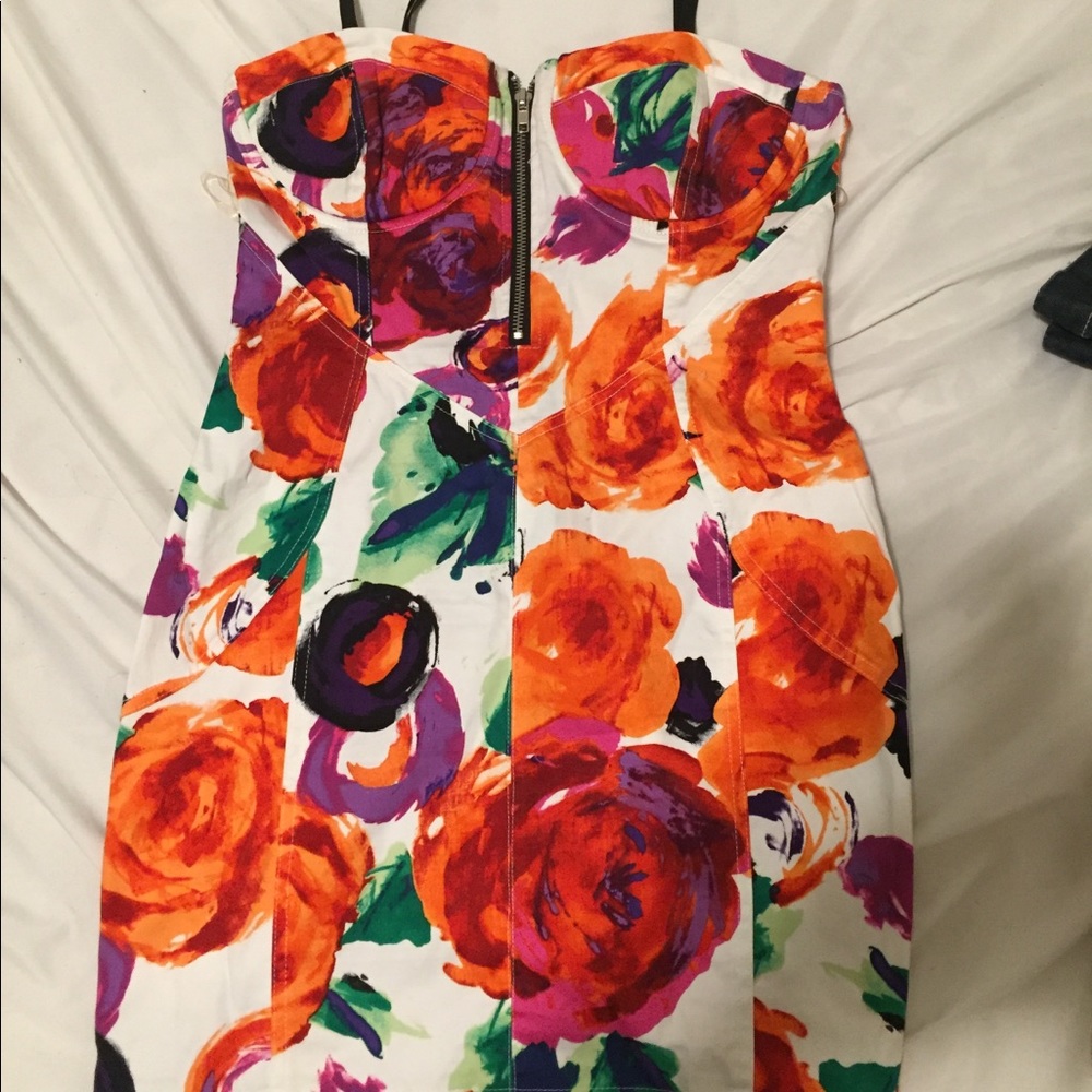 Short floral dress